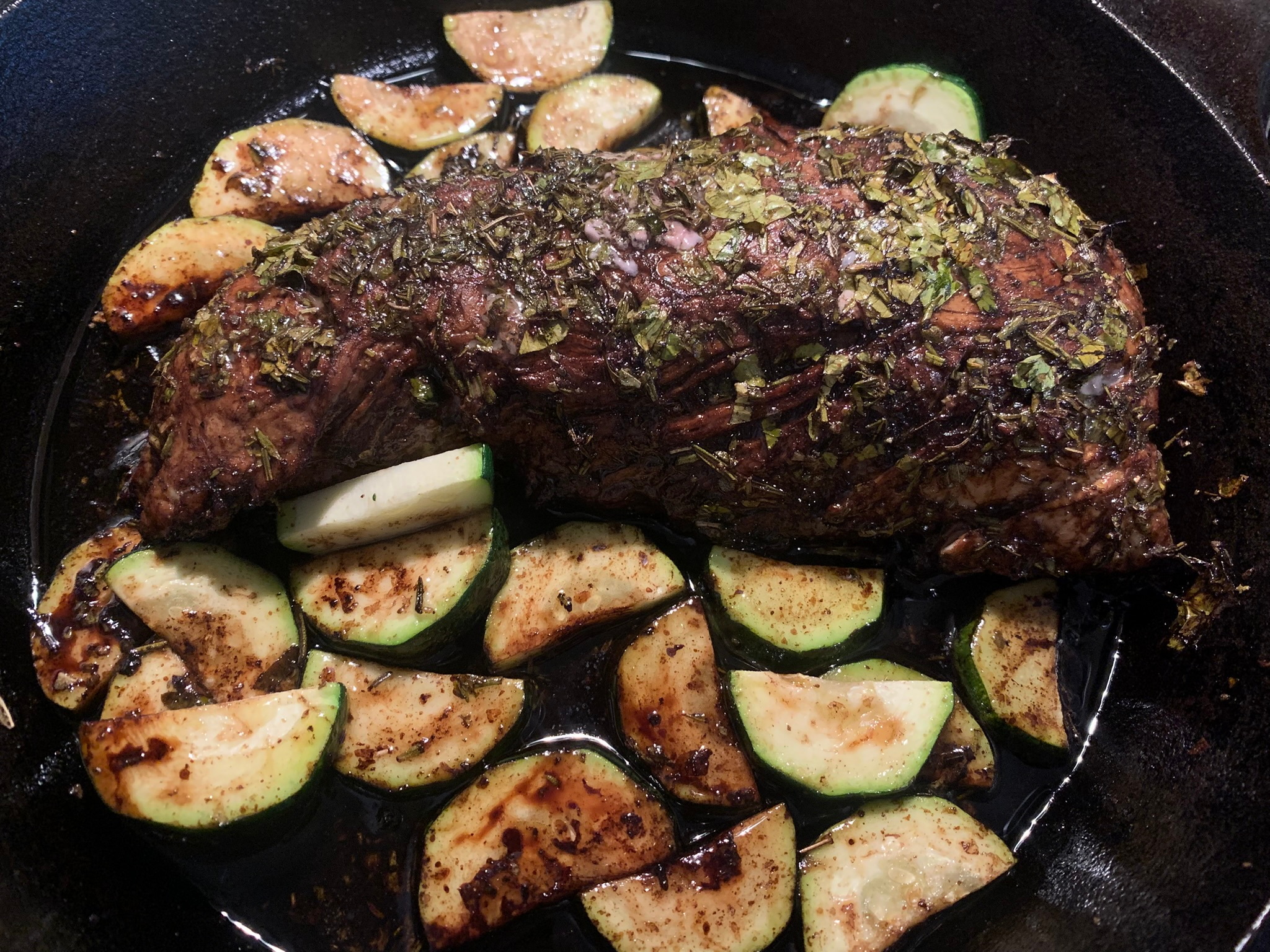 Oven Baked Pork Tenderloin with a Beautiful Balsamic Marinade